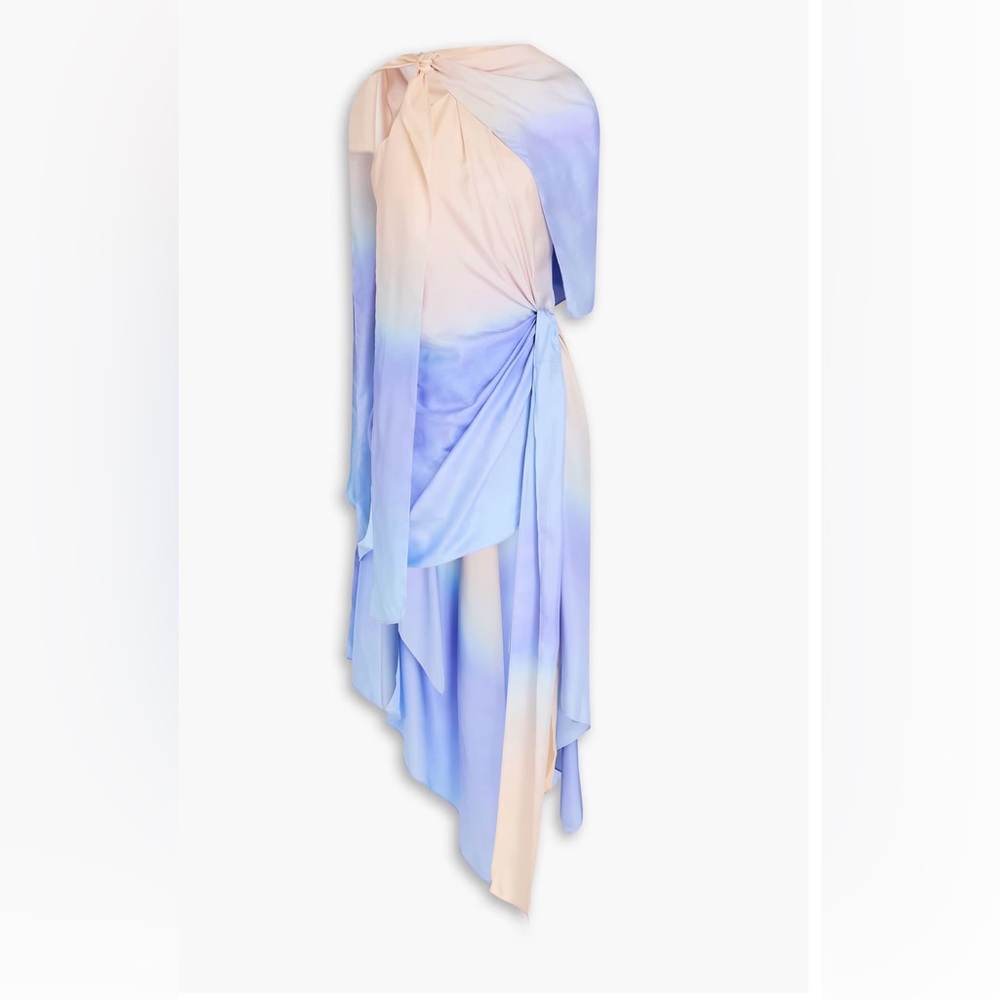 ZIMMERMANN 0
Draped dégradé silk-twill mini dress